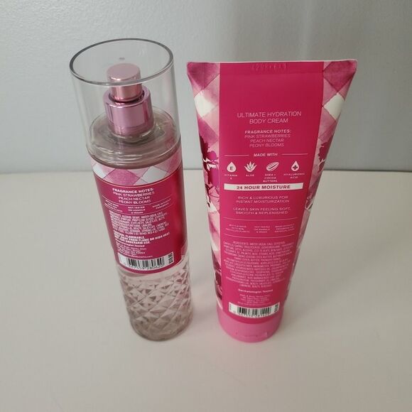 Bath And Body Works Gorgeous Gingham Body Cream And Fine Mist Spray Set 8 OZ - Picture 4 of 5